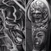 Art & Creativity: Black and Gray tattoos by Jun Cha