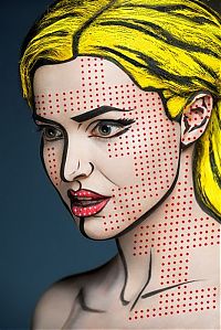 Art & Creativity: Weird Beauty series, Art of Face paintings by Alexander Khokhlov