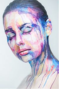 TopRq.com search results: Weird Beauty series, Art of Face paintings by Alexander Khokhlov