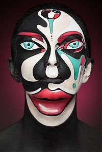 Art & Creativity: Weird Beauty series, Art of Face paintings by Alexander Khokhlov