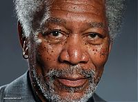 Art & Creativity: Morgan Freeman iPad drawing by Kyle Lambert