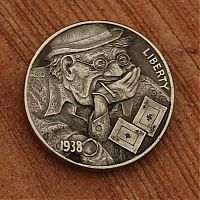 Art & Creativity: hobo nickel art coin