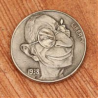 Art & Creativity: hobo nickel art coin