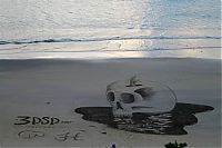 Art & Creativity: 3D beach art