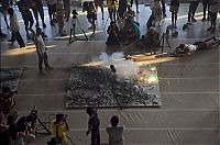 Art & Creativity: Explosion Events, gunpowder drawings fire art by Cai Guo-Qiang
