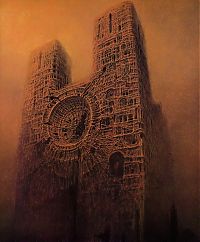 TopRq.com search results: Fantastic realism and surrealistic oil paintings by Zdzisław Beksiński