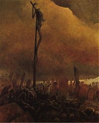 TopRq.com search results: Fantastic realism and surrealistic oil paintings by Zdzisław Beksiński