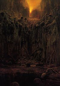 TopRq.com search results: Fantastic realism and surrealistic oil paintings by Zdzisław Beksiński