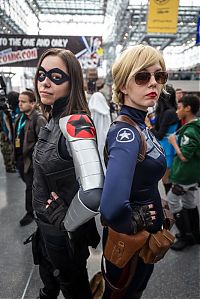 Art & Creativity: Cosplay girls, New York Comic-Con, New York City, United States