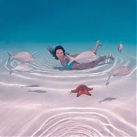 Art & Creativity: underwater girl portrait