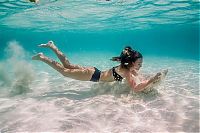 Art & Creativity: underwater girl portrait