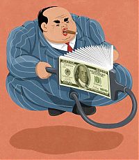 TopRq.com search results: Satirical art illustrations by John Holcroft