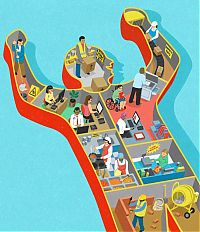 Art & Creativity: Satirical art illustrations by John Holcroft