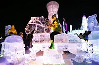 Art & Creativity: Harbin International Ice and Snow Sculpture Festival 2015, Heilongjiang province, China