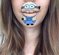 Art & Creativity: Cartoon characters face makeup by Laura Jenkinson