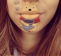 Art & Creativity: Cartoon characters face makeup by Laura Jenkinson