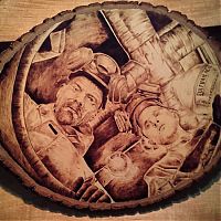 Art & Creativity: Pyrography wood burning by Rick Merian