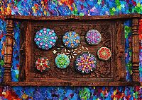 TopRq.com search results: Mandala on ocean stones by Elspeth McLean