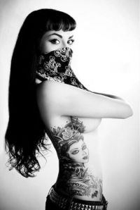 Art & Creativity: tattoo girl