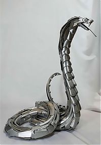 TopRq.com search results: Hubcap sculpture creatures by Ptolemy Elrington