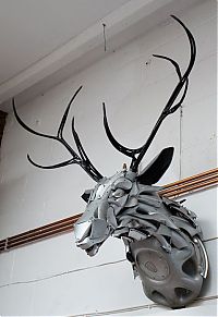 TopRq.com search results: Hubcap sculpture creatures by Ptolemy Elrington