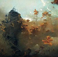 Art & Creativity: Fantastic realism and surrealistic oil paintings by Zdzisław Beksiński