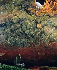 Art & Creativity: Fantastic realism and surrealistic oil paintings by Zdzisław Beksiński