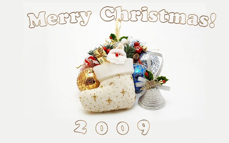 christmas card and decoration