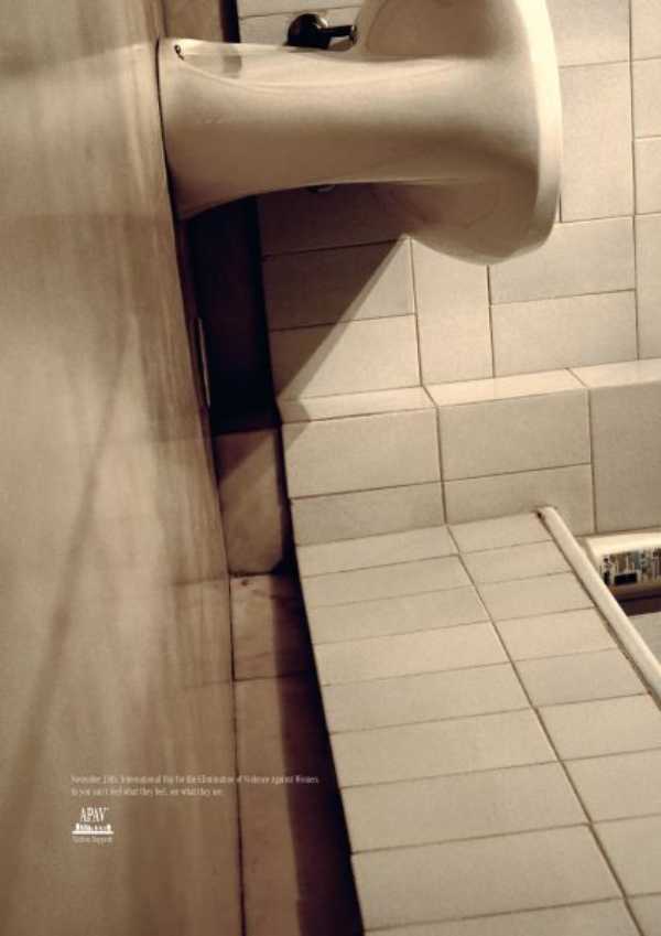 violence against women ads