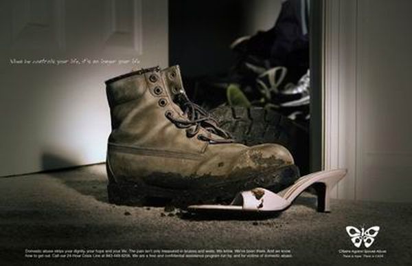 violence against women ads