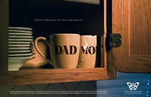 violence against women ads