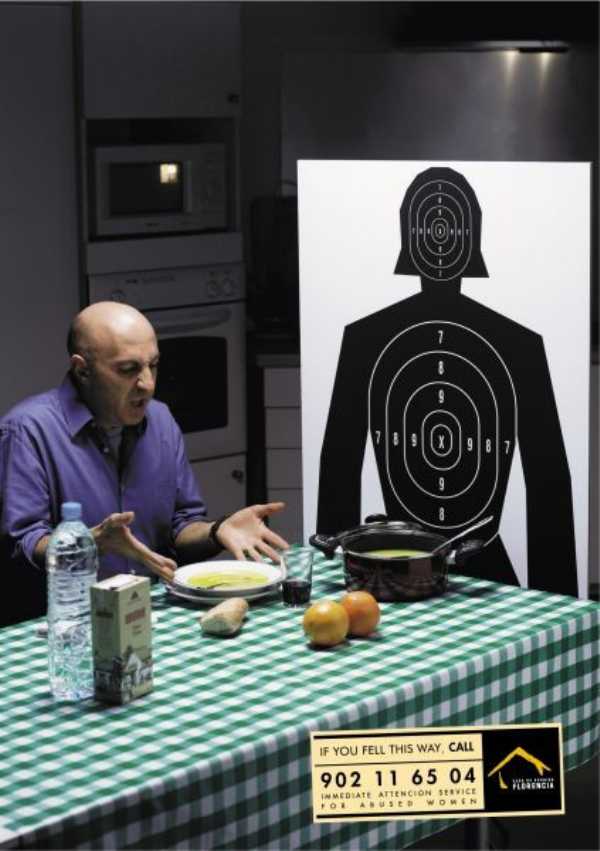 violence against women ads