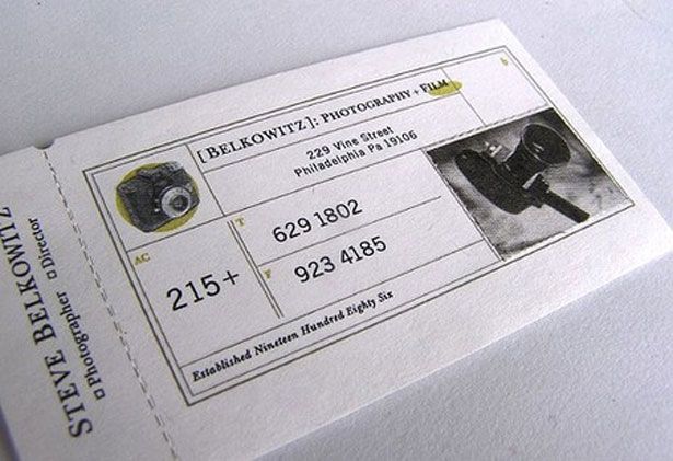creative business card