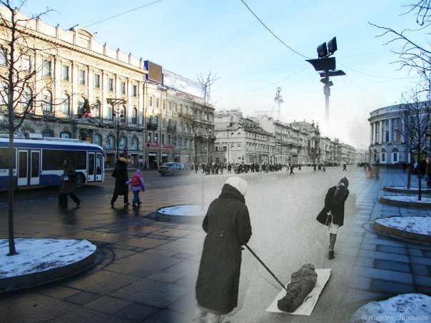 Leningrad blockade photos