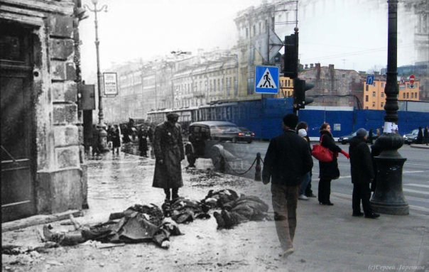 Leningrad blockade photos