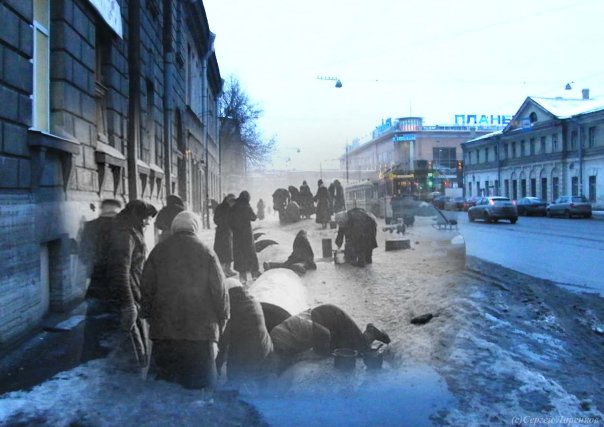 Leningrad blockade photos