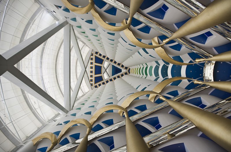 Dubai, Burj Al Arab, by architect Tom Wright