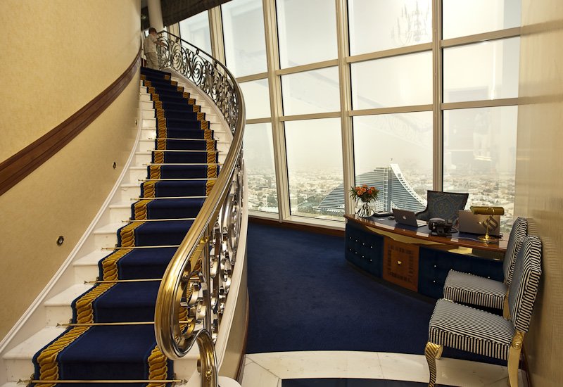 Dubai, Burj Al Arab, by architect Tom Wright