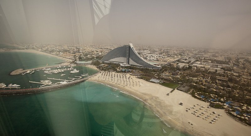 Dubai, Burj Al Arab, by architect Tom Wright