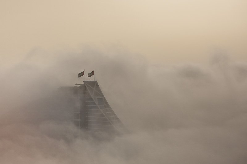 Dubai, Burj Al Arab, by architect Tom Wright