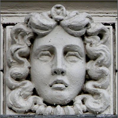 Women sculptures, Moscow, Russia