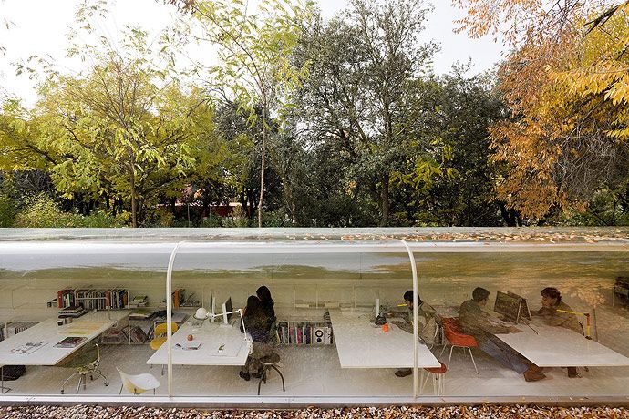 Spanish office in the woods