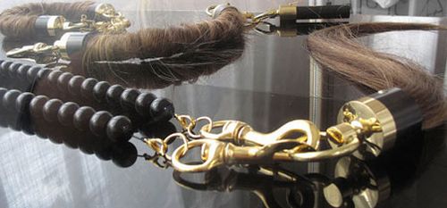 Jewelry from hair by Anna Schwamborn