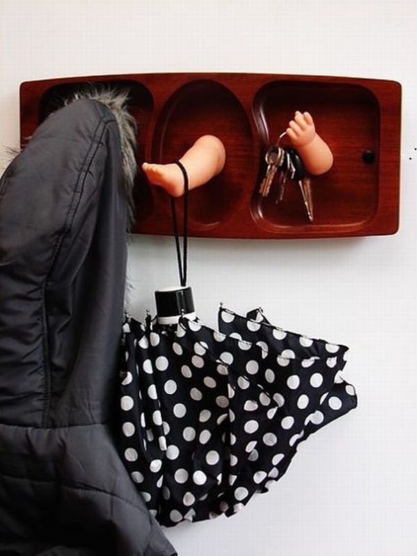 Unusual coat racks