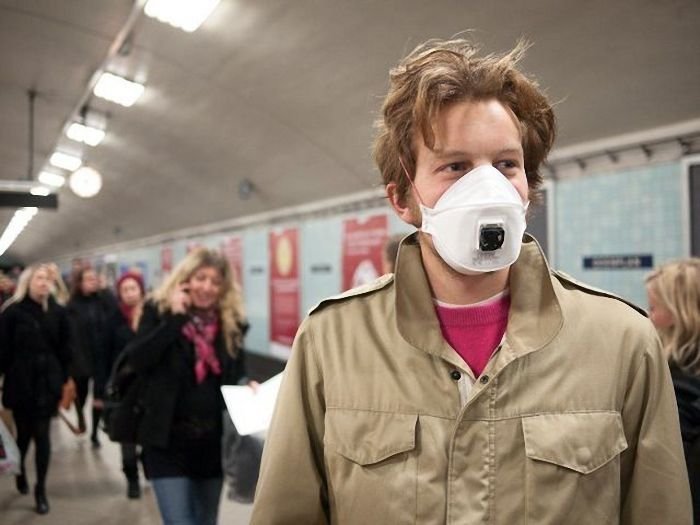 Want to get sick? Buy a mask INFLU. Project of Michel Bussien and Erik Sjodin