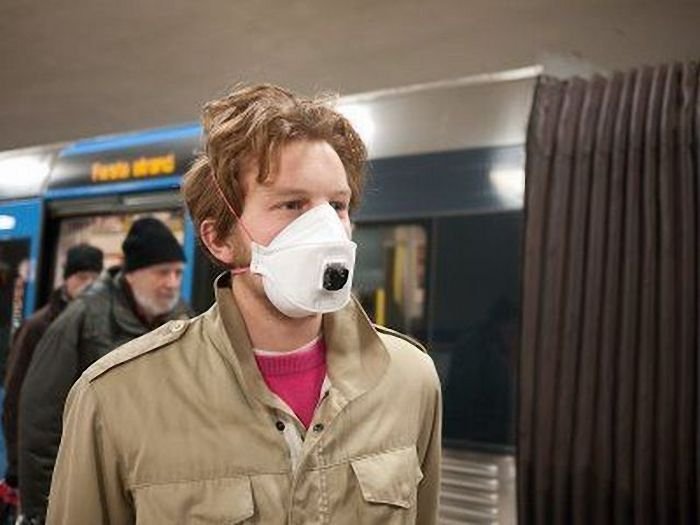 Want to get sick? Buy a mask INFLU. Project of Michel Bussien and Erik Sjodin