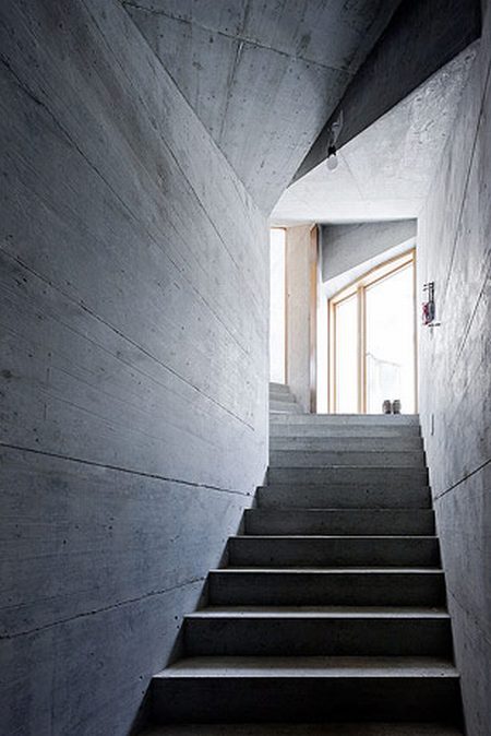 House built inside a mountain, Alps, Switzerland