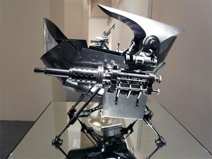 Stroller with machine guns