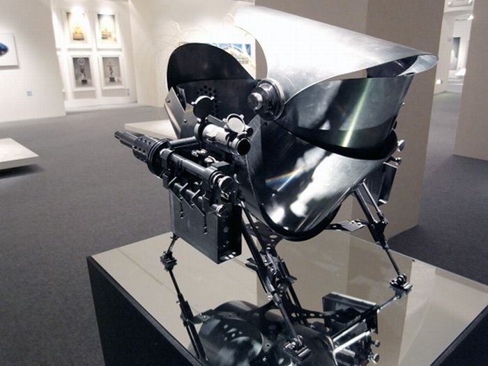 Stroller with machine guns