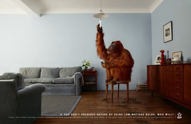 save electricity advertising campaign